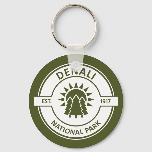 Denali National Park Keychain (Front)
