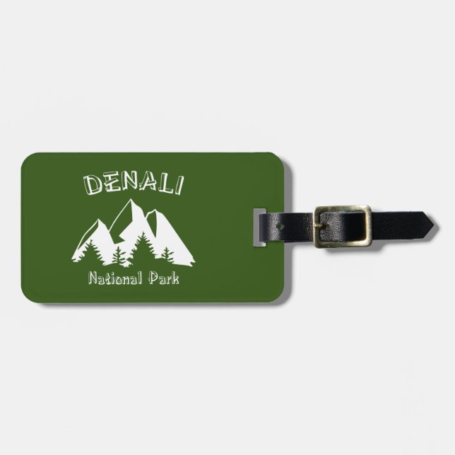 Denali National Park Luggage Tag (Front Horizontal)