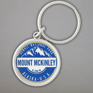 Denali National park Mount Mckinley Keychain