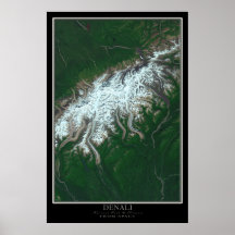 Denali National Park & Preserve Alaska From Space