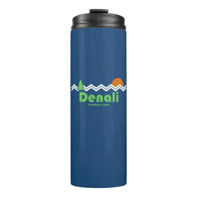 Denali National Park Retro Thermal Tumbler (Front)