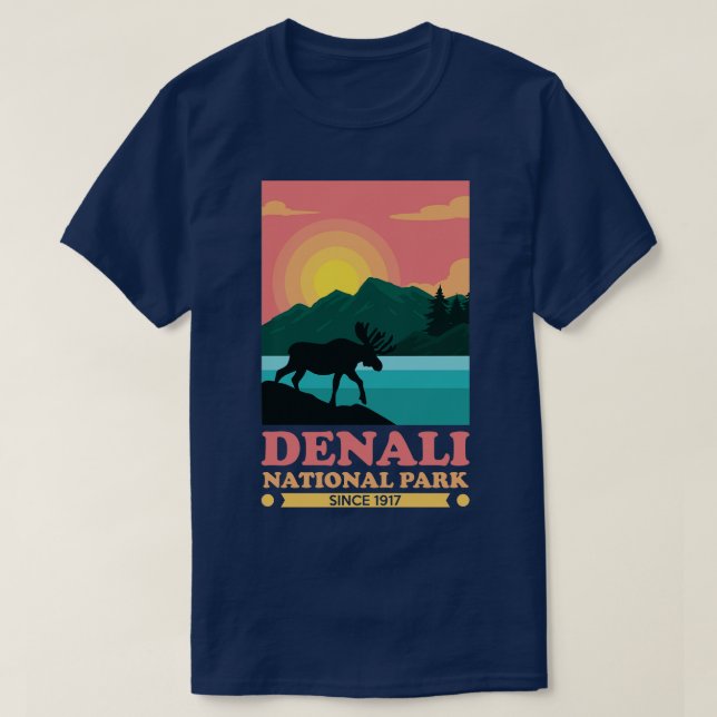 Denali National Park T-Shirt (Design Front)