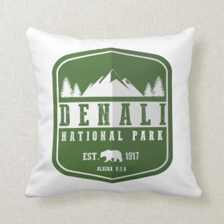 Denali National Park Throw Pillow