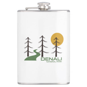 Denali National Park Trail Hip Flask