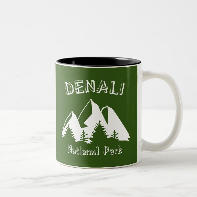 Denali National Park Two-Tone Coffee Mug (Right)