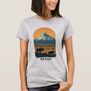 Denali National Park Vintage Retro T-Shirt