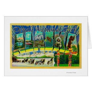 Denali Nat'l Park, Alaska - Large Letter Scenes