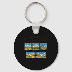 Denali rainier grand teton rocky mountain glacier keychain