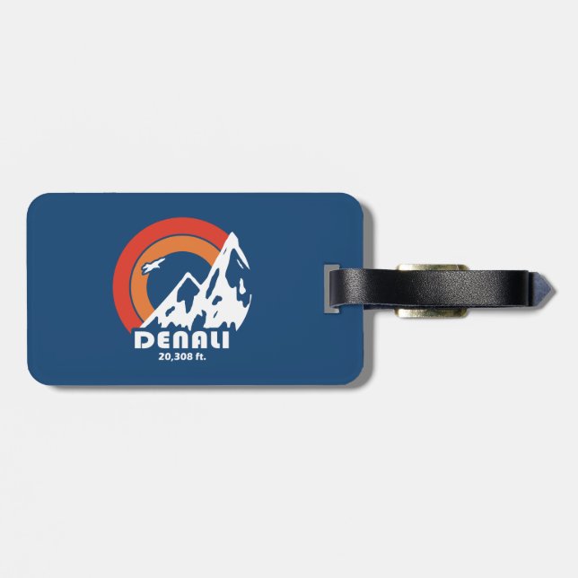 Denali Sun Eagle Luggage Tag (Back Horizontal)