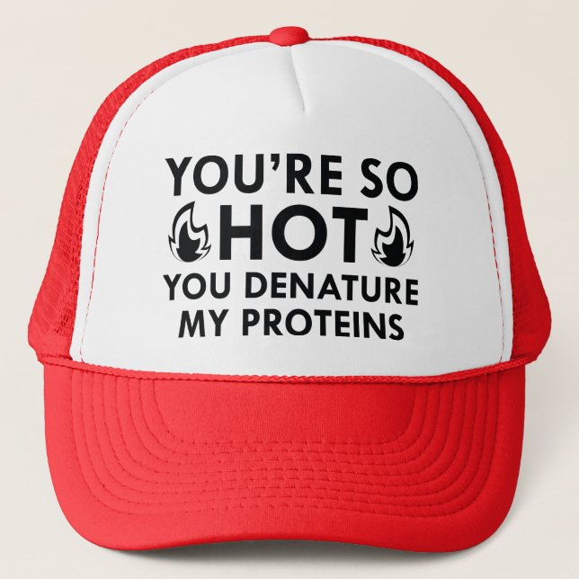 Denature My Proteins Trucker Hat (Front)