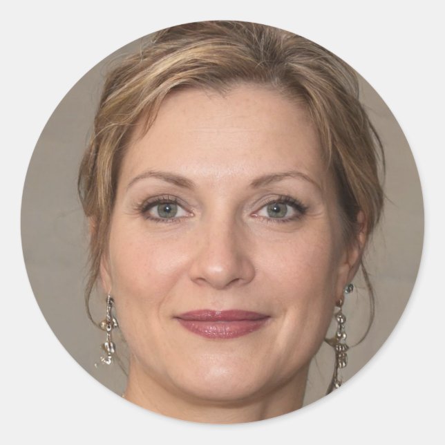 Denbigh Patriots Logo We Bring the Heat HS Classic Round Sticker (Front)