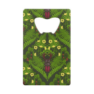 Dendroctones et fougères, feuilles verts
