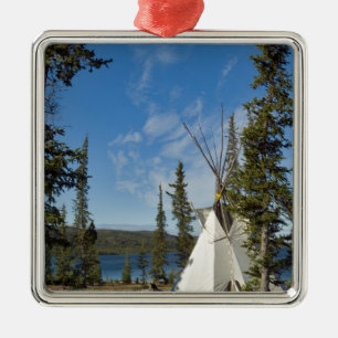 Dene Tribe gathering, Northwest Territories, Metal Ornament