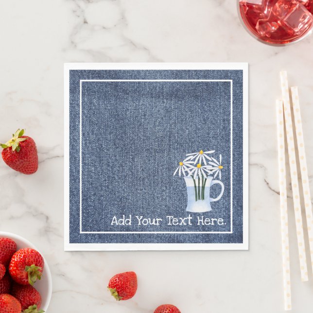 Denim And Daisys Napkin (Insitu)