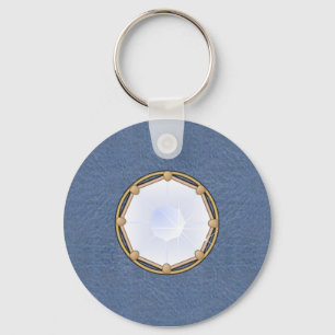 DENIM and DIAMOND Keychain