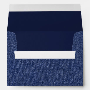 Denim and diamonds envelope