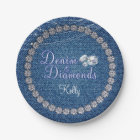 Denim and Diamonds Party  Plates
