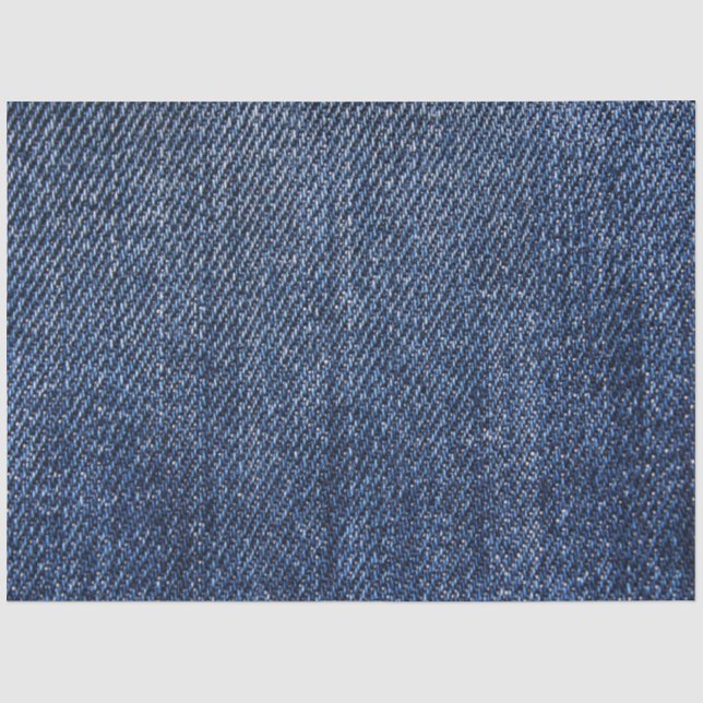 Denim Background Blue Jeans Texture Decoupage 2 Tissue Paper (Front)