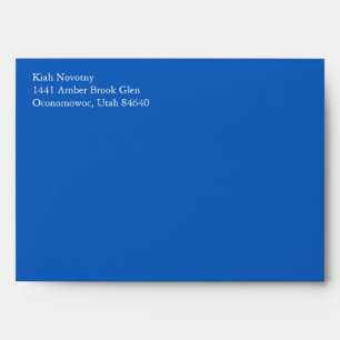 Denim Blue A7 5x7 Envelopes With Return Address