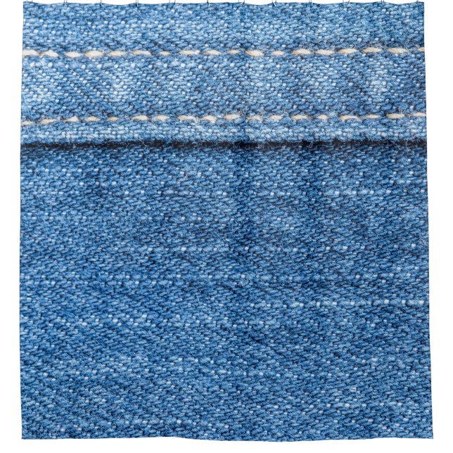 Denim Blue: Classic Jeans Texture. (Front)