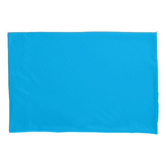 Denim Blue,Fountain Blue,Jellyfish, Pillowcase (Front)