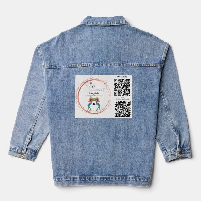 Denim Blue Jean Jacket RHDesignings par 2chattychi (Verso)