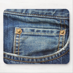 Denim - Blue Jean Pocket Mouse Pad