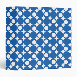 Denim Blue Mod Ball Design @ Emporio Moffa Binder