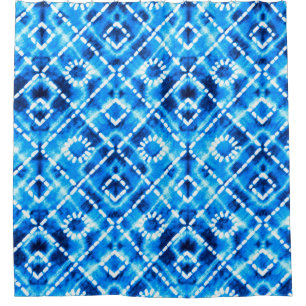 Denim blue tie die texture repeat modern pattern
