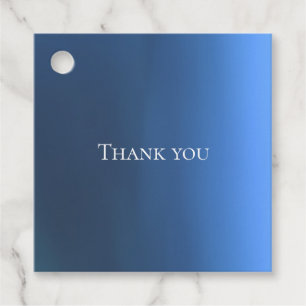 Denim Blues Colour Favour Tags