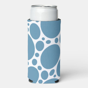 Denim Bule Bubbles Seltzer Can Cooler
