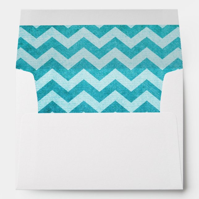 Denim Chevron by Shirley Taylor Envelopes (Back (Bottom))