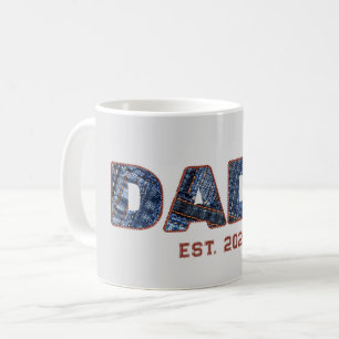 Denim DADA New Dad Gift Coffee Mug