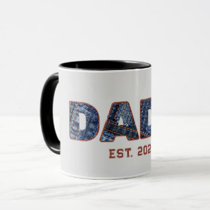 Denim DADA New Dad Gift Mug