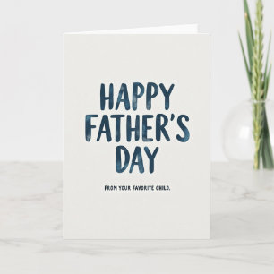 Denim Dads Day Card