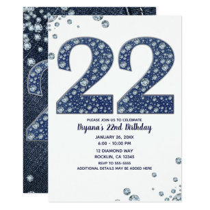 22Nd Birthday Party Invitations 8