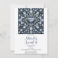 Denim & Diamonds Bling Sweet 16 Birthday Party