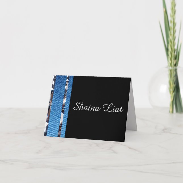 Denim & Diamonds Thank You Note (Front)
