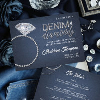Denim Diamonds Wedding Ring Bachelorette Itinerary