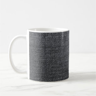 Denim fabric texture blue trouser coffee mug