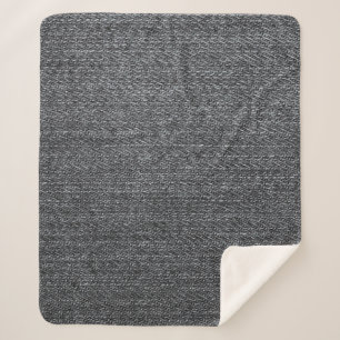 Denim fabric texture blue trouser sherpa blanket
