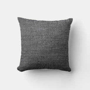 Denim fabric texture blue trouser throw pillow