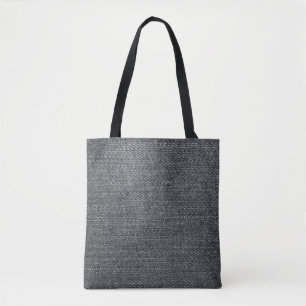 Denim fabric texture blue trouser tote bag