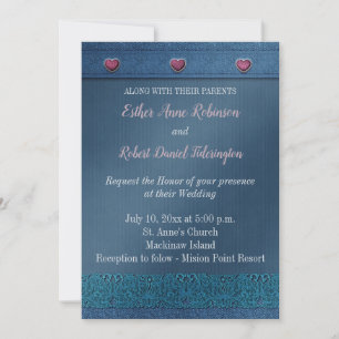 Denim Faire-part de mariage