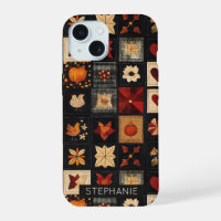 Denim Folk Art Quilt Pattern | Rustic Autumn Patch
