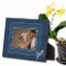 Denim Frameless Family Photo Easel Back