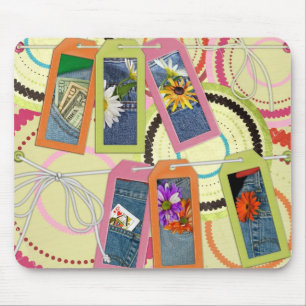 Denim Happiness Mouse Pad