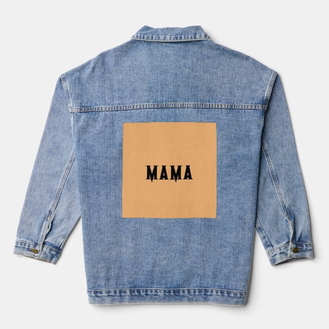 Denim Jacket 2024 pour Mama (Verso)