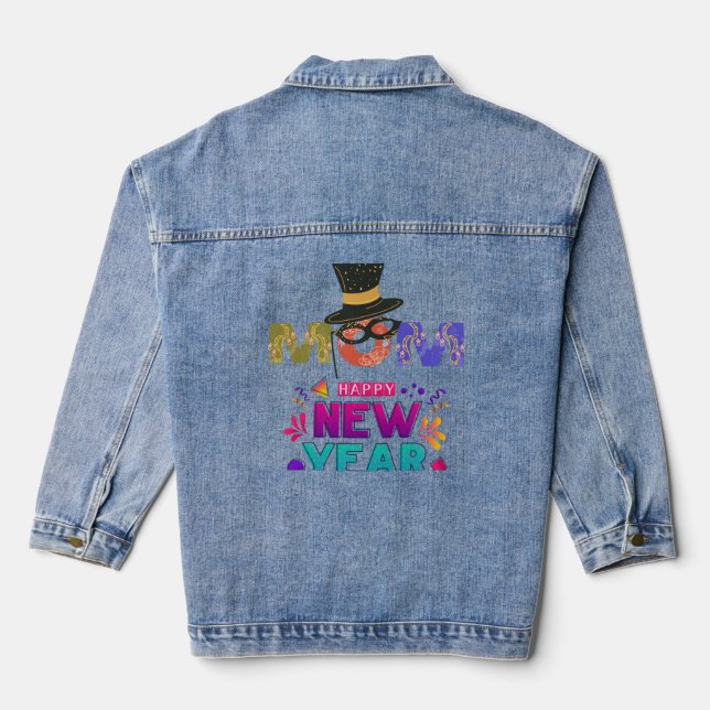 Denim jacket for mom gift christmas  (Back)