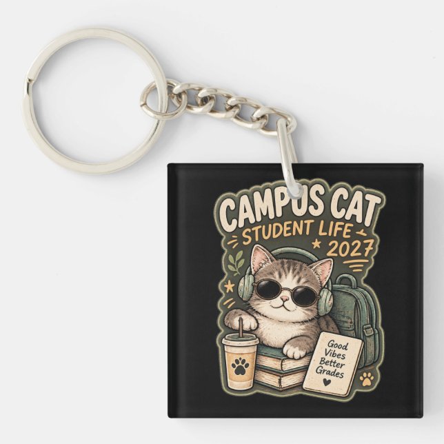 Denim Jacket Keychain (Front)